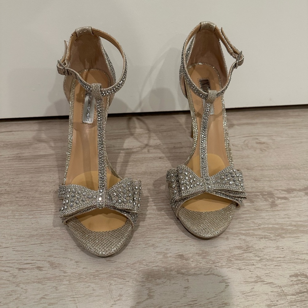 Crystal Bow Heels
